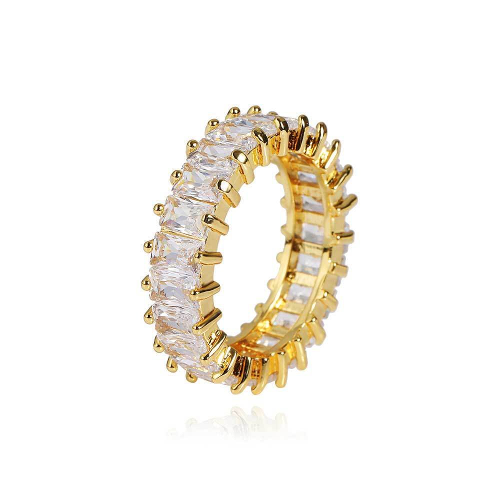 6mm Baguette Diamond Ring