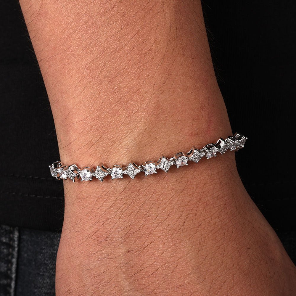 6mm Diamond Star Tennis Bracelet