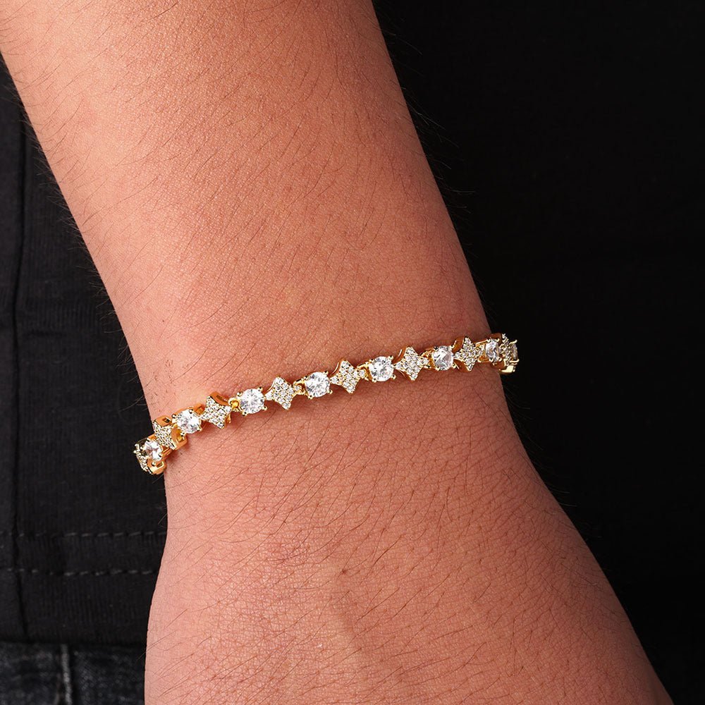 6mm Diamond Star Tennis Bracelet