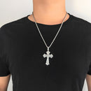 Diamond Gothic Cross Pendant