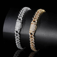 8mm Diamond Miami Cuban Link Bracelet - CRAZY DIAMOND DRIP