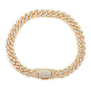 8mm Diamond Miami Cuban Link Bracelet - CRAZY DIAMOND DRIP