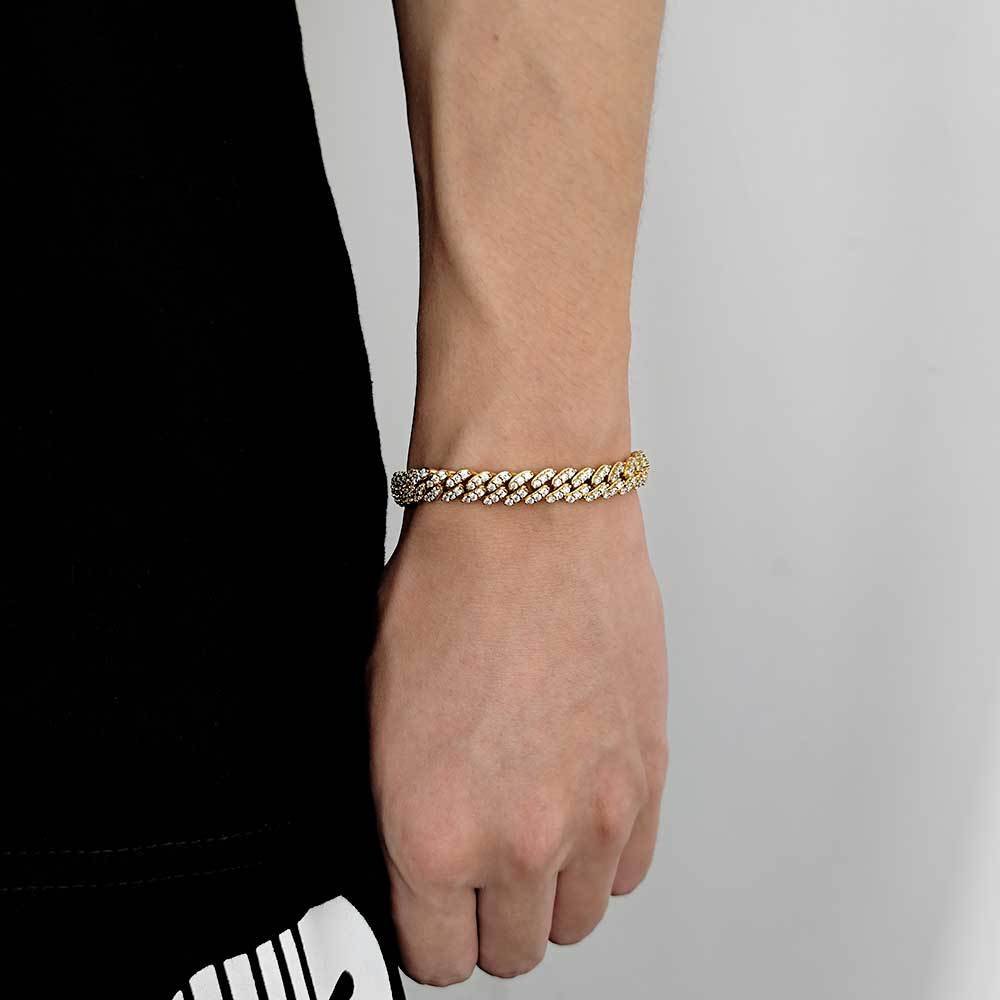 8mm Diamond Miami Cuban Link Bracelet