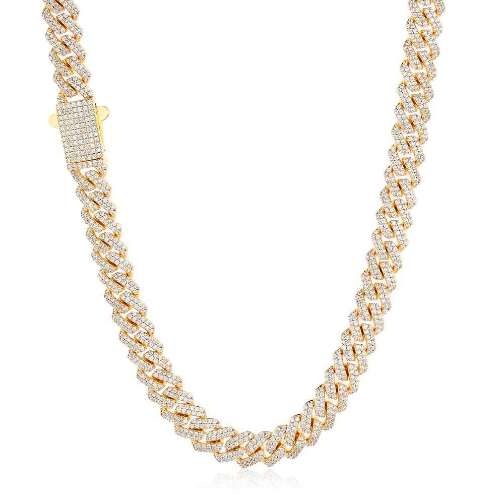 8mm Diamond Miami Cuban Link Chain