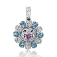 Murakami's Sunflower Diamond Pendant（Rotatable）