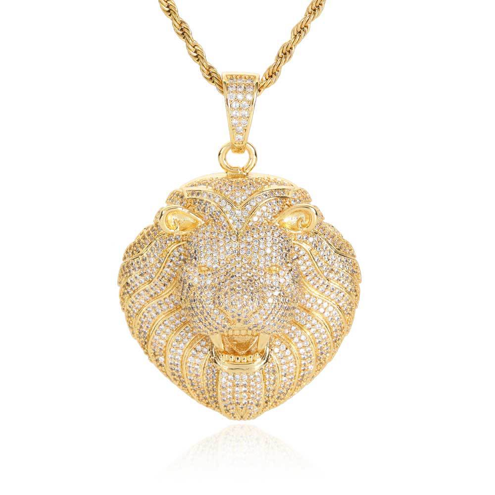 Diamond Lion Pendant