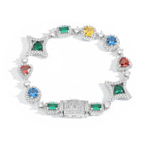 Luxury Multi-Colored Gemstone Bracelet