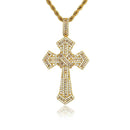 Diamond Gothic Cross Pendant