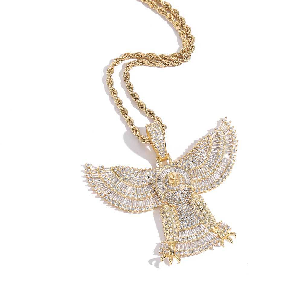 Diamond Eagle Pendant