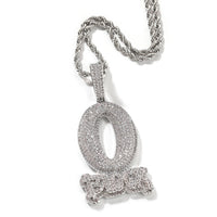 O Block Diamond Pendant