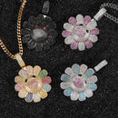 Murakami's Sunflower Diamond Pendant（Rotatable）