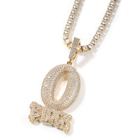 O Block Diamond Pendant