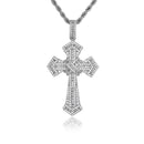 Diamond Gothic Cross Pendant