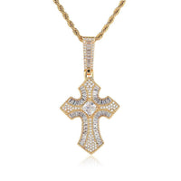 Diamond Punk Cross Pendant