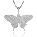 Diamond Butterfly Pendant