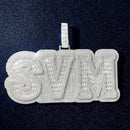 Custom Letters Diamond Pendant - CRAZY DIAMOND DRIP