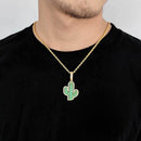 Diamond Cactus Pendant - CRAZY DIAMOND DRIP