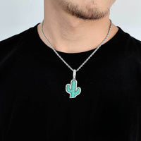 Diamond Cactus Pendant - CRAZY DIAMOND DRIP