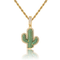 Diamond Cactus Pendant - CRAZY DIAMOND DRIP