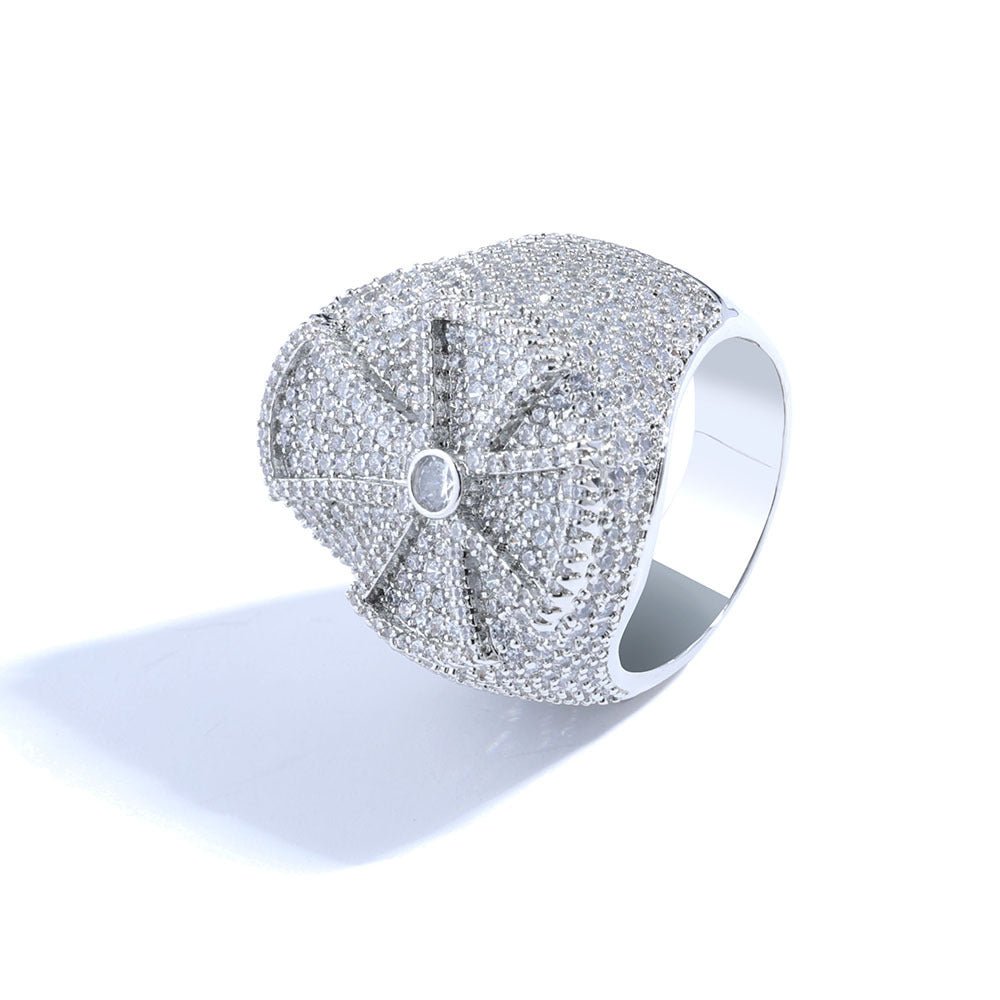 Diamond Cross Ring