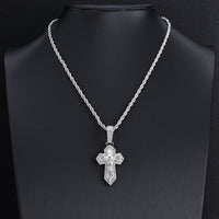 Diamond Crucifixion of Jesus Pendant - CRAZY DIAMOND DRIP