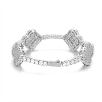 Diamond Four - Leaf Clover Tennis Bracelet - CRAZY DIAMOND DRIP