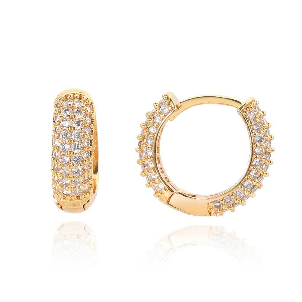 Diamond Hoop Earrings