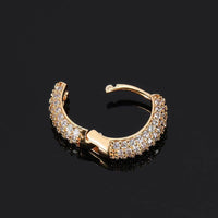 Diamond Hoop Earrings - CRAZY DIAMOND DRIP