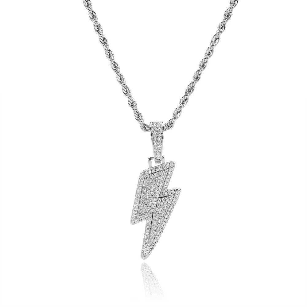 Diamond Lightning Pendant