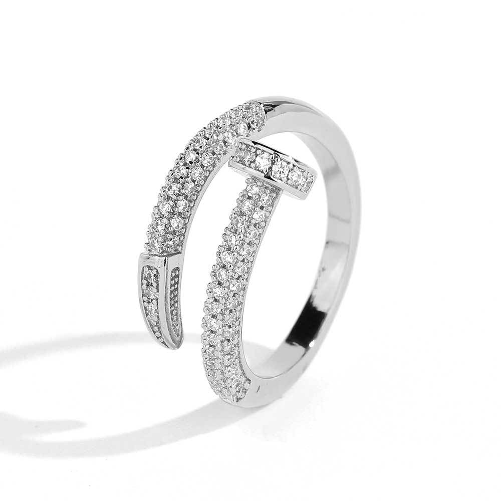 Diamond Nail Ring