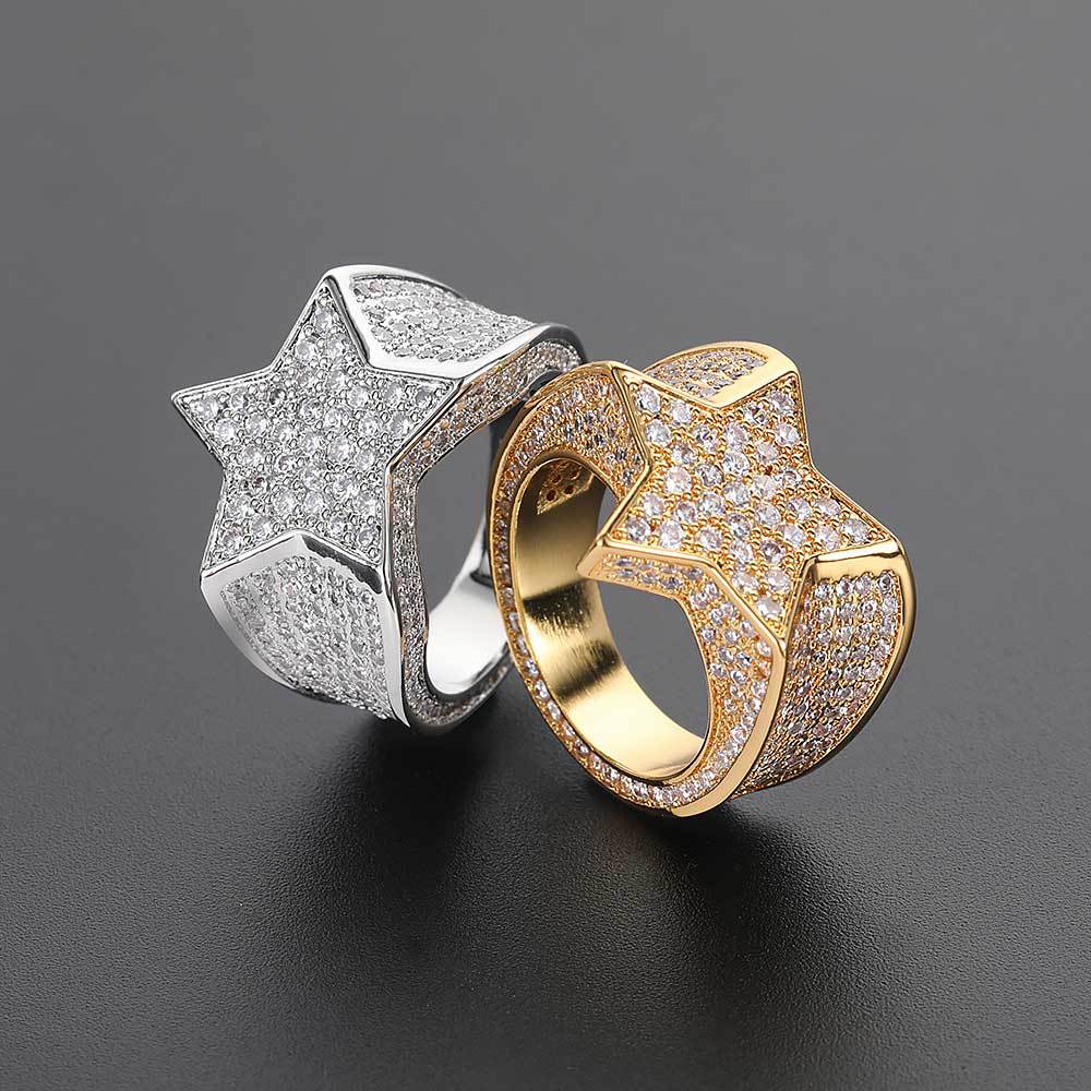 Diamond Star Ring - CRAZY DIAMOND DRIP