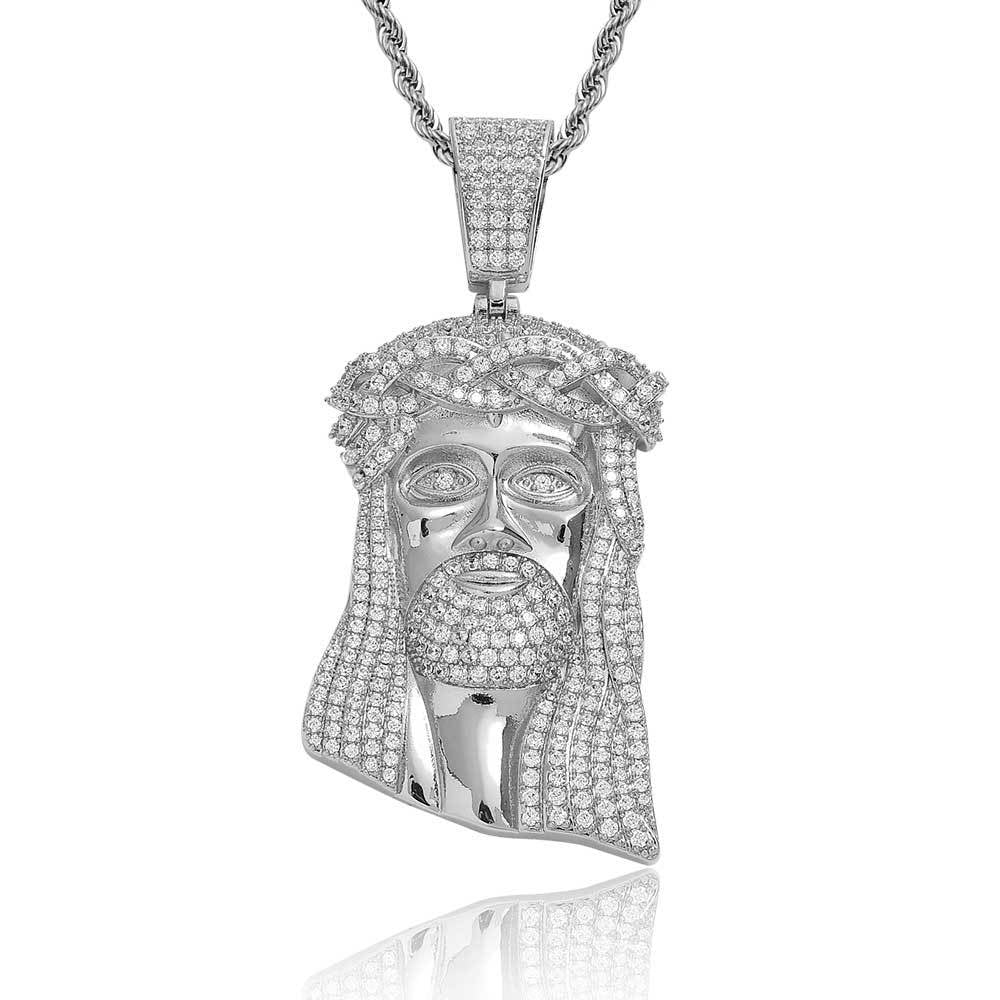 Jesus Diamond Pendant