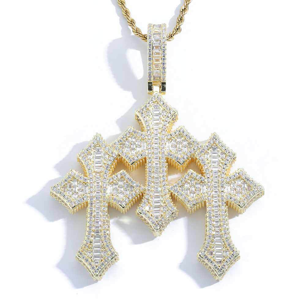 Miracle Cross Diamond Pendant