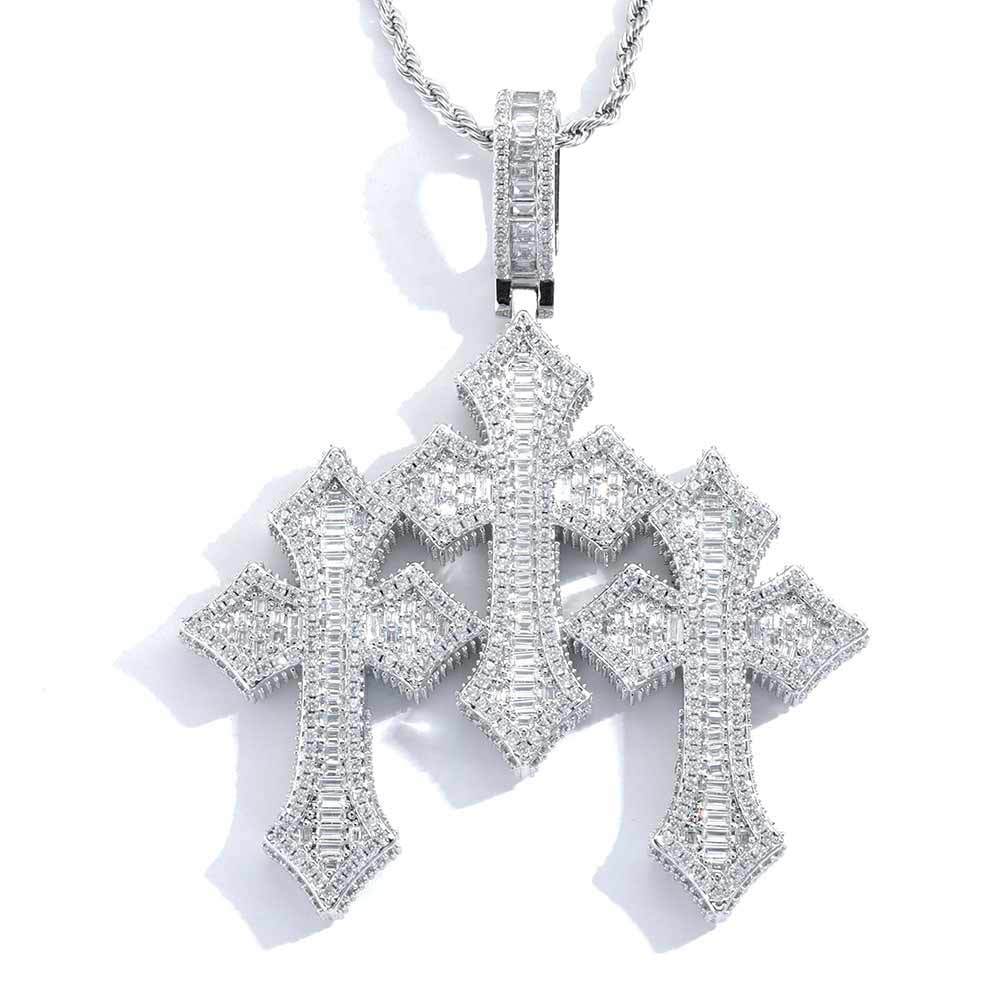 Miracle Cross Diamond Pendant