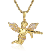 Revenge Angel Diamond Pendant - CRAZY DIAMOND DRIP