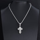 S925 Sliver VVS Moissaite Crucifixion Of Jesus Pendant - CRAZY DIAMOND DRIP